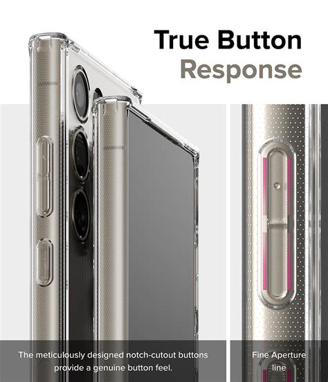 Samsung Galaxy S24 ultra Back Cover Case | Fusion - Clear