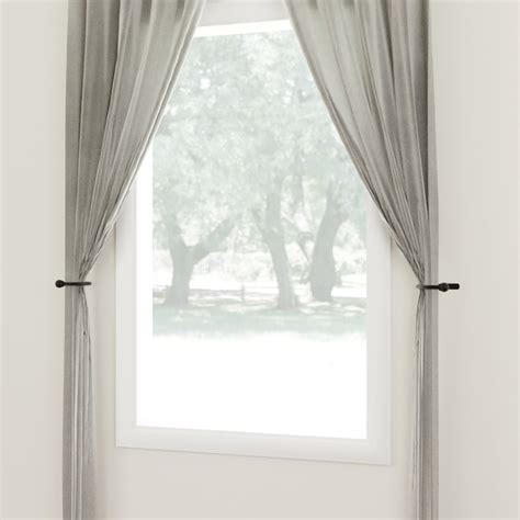 Style Selections 2-Pack 6.02-in Dark Oil Rubbed Bronze Curtain ...