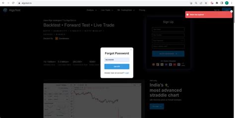 Token Expired at Login Screen - AlgoTest Community - Answering all your ...
