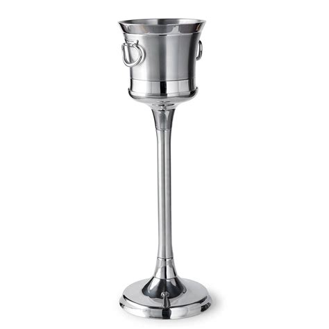 Double-Walled Stainless Steel Champagne Bucket and Stand | The Green Head