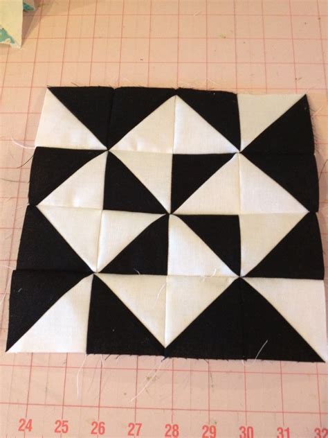 Image result for Half Square Triangle Quilt Block Pattern