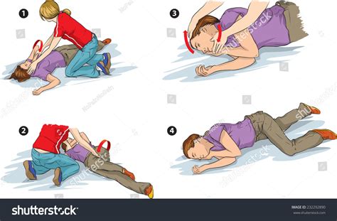 Image result for Recovery Position First Aid
