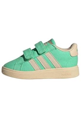 Buy Adidas Kids Grand Court Grogu Cf I Flat, Green Glow, 4 UK at Amazon.in