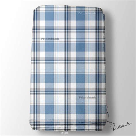 Wholesale Checks Printed Fabric in Surat – Printsbank