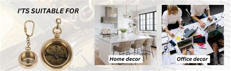 Ximdeco Brass Antique Nautical Vintage Style Ross London Compass Key ...