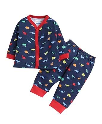 Buy BUMZEE Navy Baby Boys Full Sleeves Jabla & Pyjama Set Age - 0-3 ...