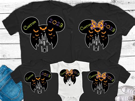 Disney Halloween Custom Shirts, Disney Castle Halloween Matching Shirts ...