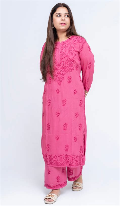 Elegant Chikankari Kurtis & Kurtas Online | Authentic Chikankari – Karikala