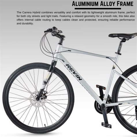 REVIN Carrera 21 gears| 700C Aluminium/Alloy Hybrid Cycle | 90% ...