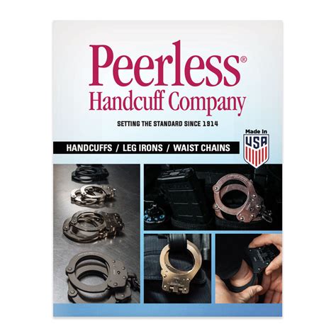 Peerless Handcuff Company Catalogue – Tactical Distributors Ltd (NZ)