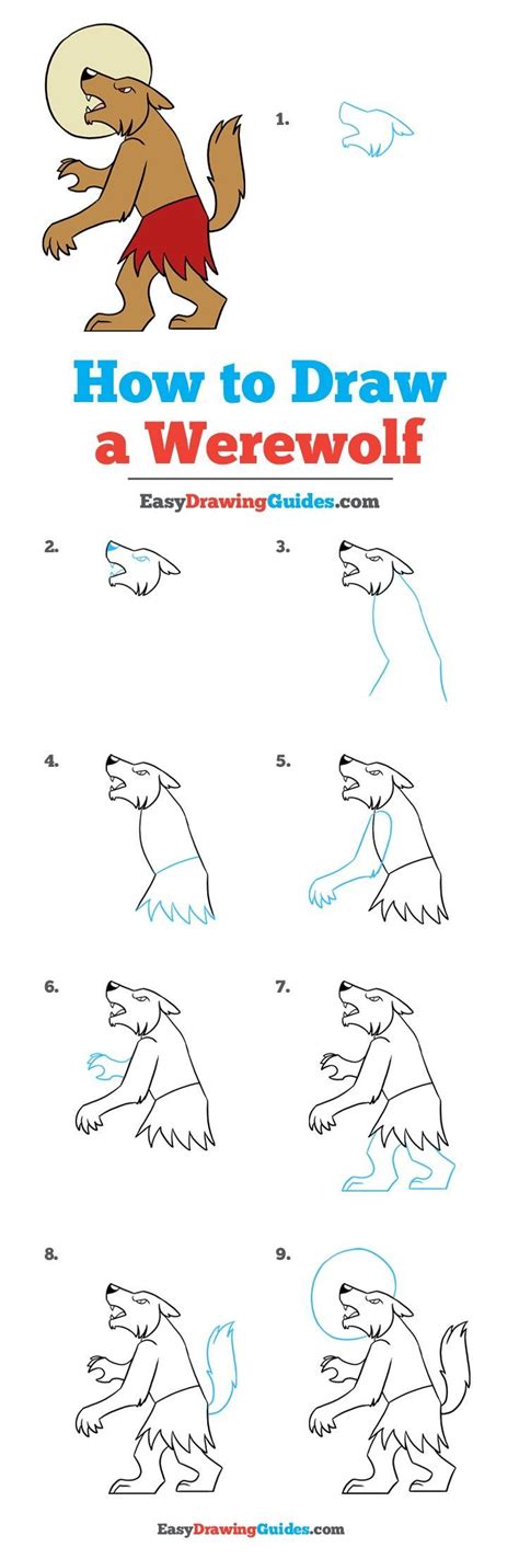 Image result for How to Draw a Werewolf Step by Step Tutorial