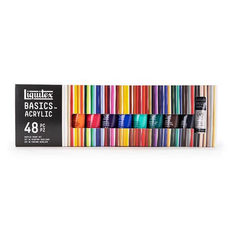 Liquitex Basics Acrylic Paint Tubes – 48x22ml – Stationerie