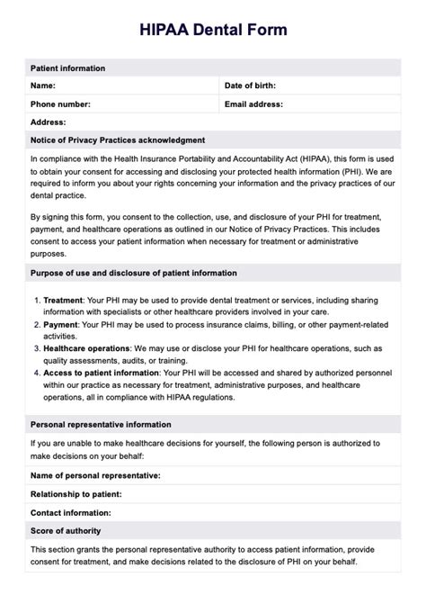 How to Fill Out HIPAA Form 的图像结果