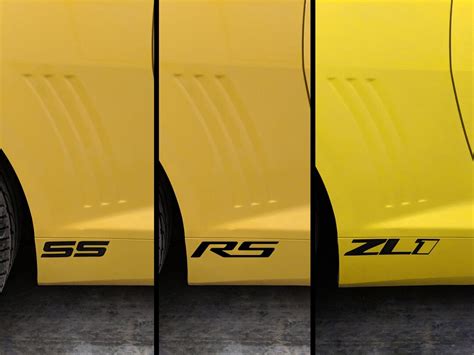 Buy Camaro SS / RS / ZL1 Pair Vinyl Decal Sticker (pair of 2) Online in ...