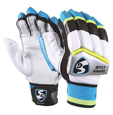 Buy SG Super Club Cricket Batting Gloves | Multicolor | Size: Mens ...