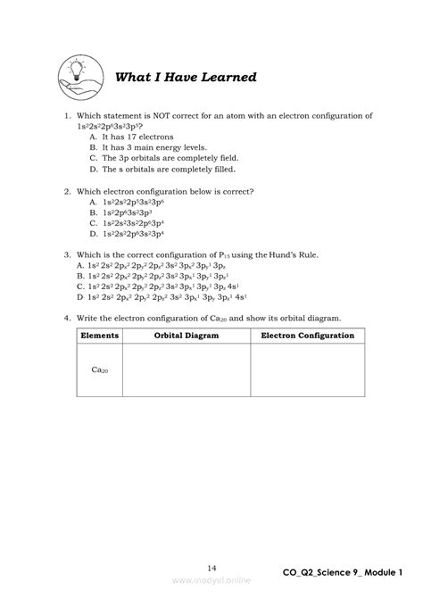 Image result for Science 9 Quarter 4 Module 1 Answer Key