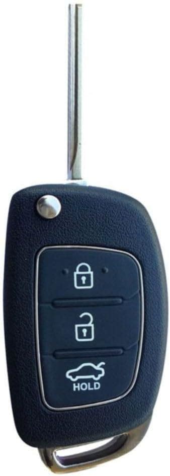 Flip Key Shell Compatible for Hyundai I20, Grand I10, Xcent, Verna etc ...
