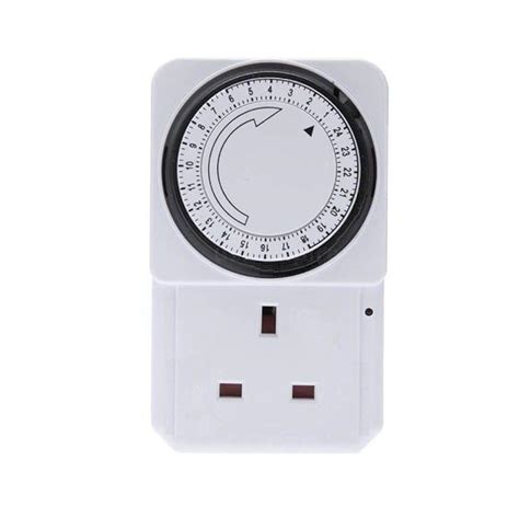 Buy Guilty Gadgets 24 Hour 24hr Mains Plug In Timer Switch Programmable ...