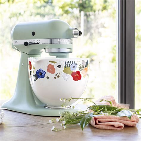 Patterned Ceramic Bowls for Your KitchenAid Stand Mixer