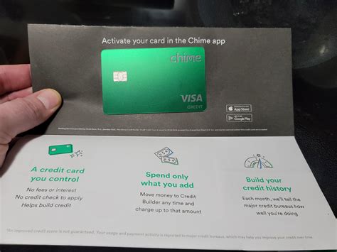 Got my metal Credit Builder card in the mail today! : r/chimefinancial
