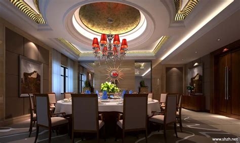 酒店餐馆包房效果图-上海装潢网