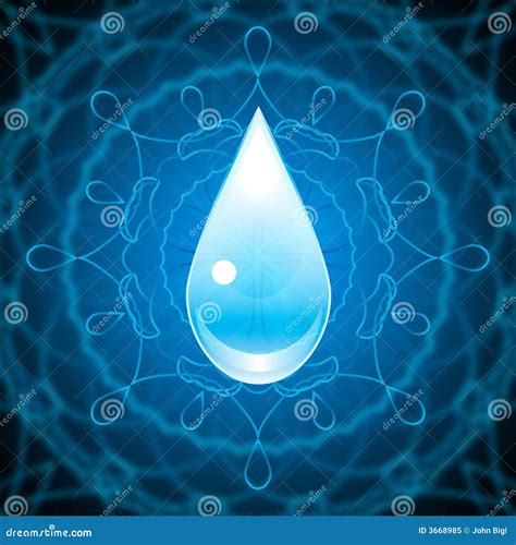 Water Element Background stock illustration. Illustration of round ...