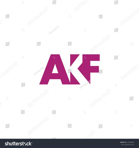Akf Logo Vector Graphic Branding Letter Stock Vector (Royalty Free ...