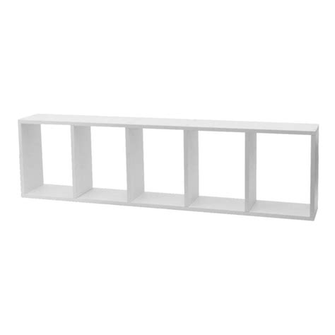 Foto 1 - Nicho para Parede com 4 Divisórias Branco L 120 x P 16 x A 33 ...