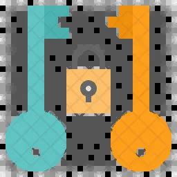 Image result for Asymmetric Encryption SVG