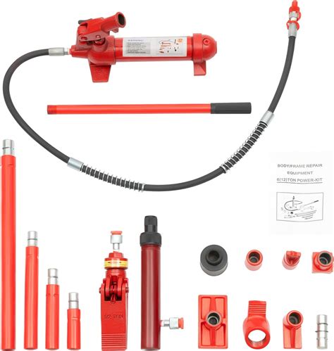Amazon.com: Hydraulic Porta Power Kit, 6 Ton Porta Power Hydraulic Jack ...