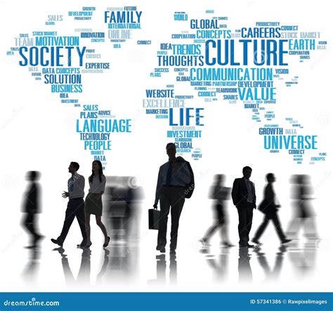 Culture Community Ideology Society Principle Concept Stock Illustration ...