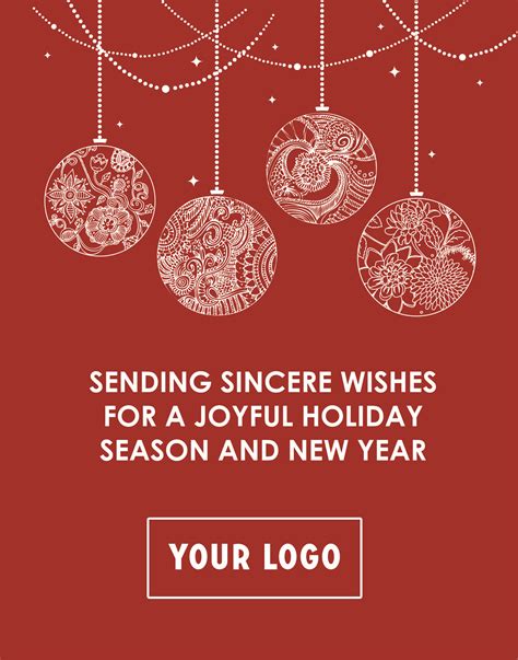 Stunning Business Holiday Card Design by Marni G Designs