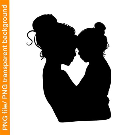 Mother Daughter Silhouette PNG, Mom Png, Mom Shirt Design, Mama ...