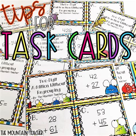 Image result for Math Task Cards