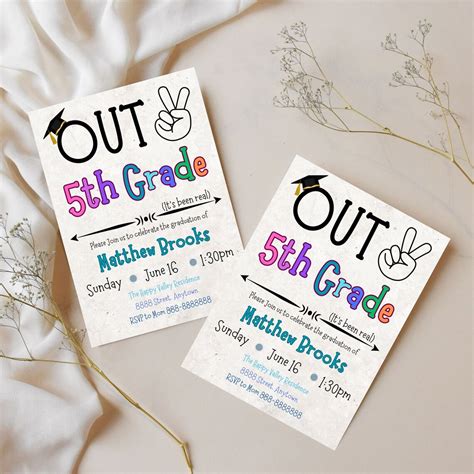 Image result for Middle School Graduation Invitations