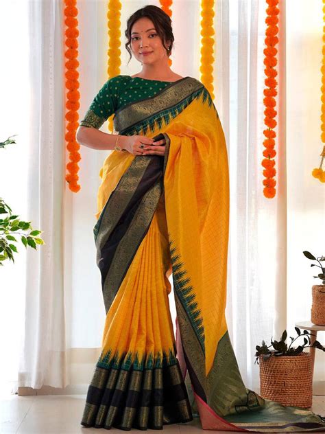 Kalamkari sarees feature motifs inspired by nature