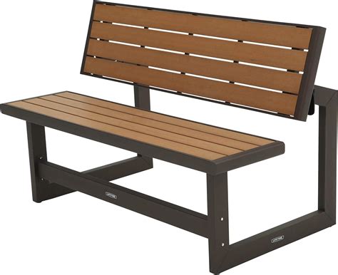Amazon.com : Convert-a-Bench Folding Resin Picnic Table and Bench ...