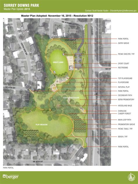 Surrey Downs Park Development | City of Bellevue