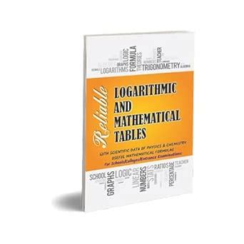 Buy Logarithmic & Mathematical Tables | Standard Mathematical ...