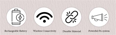 RENMAX Megaphone Speaker 30W – Portable PA System with Bluetooth, Voice ...