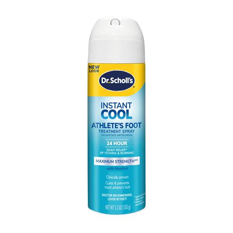 Snapklik.com : Dr. Scholls INSTANT COOL TREATMENT SPRAY, 5.3 Oz, Clinically Proven, 24-Hour ...