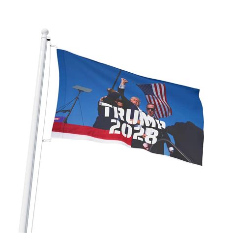 Trump 2028 Flag: Patriotic USA Banner, Political Home Decor - Etsy