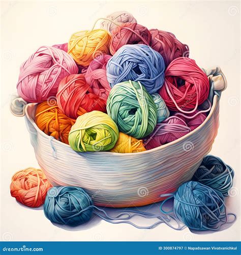 Illustration Of Yarn