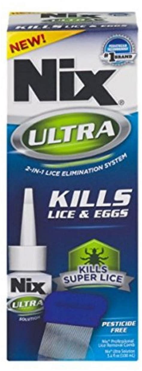 Nix Ultra 2-in-1 Lice Treatment 3.4 oz (Pack of 3) - Walmart.com