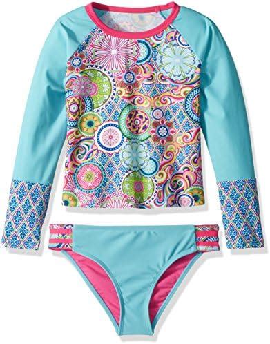Buy YMI Girls' Big Peace & Love Rash Guard, Multi-Colored, 14 at Amazon.in