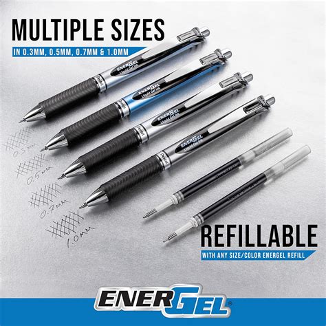Pentel EnerGel RTX Retractable Gel Pens User Manual