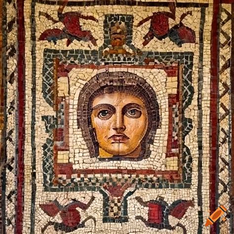 Roman mosaic vestige