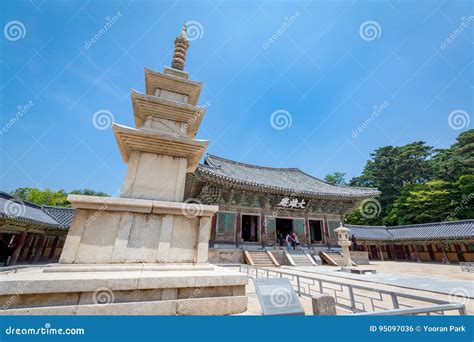 Bulguksa Temple in Gyeongju, South Korea - Tour Des Editorial Photo ...