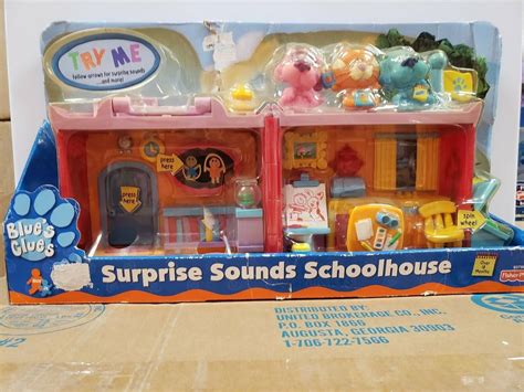 2000 Fisher Price Blue's Clues Surprise Sounds Schoolhouse NIB | Blues ...
