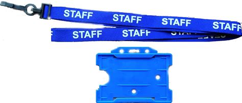 Buy Id Card It Blue Staff Neck Strap Lanyard and Blue ID Card Holder ...